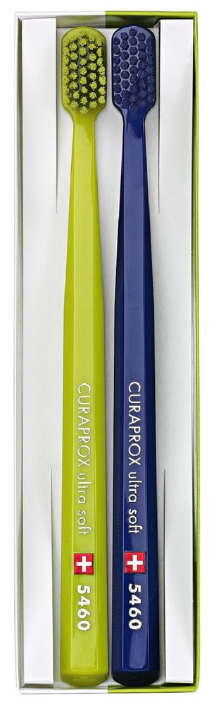 CURAPROX Набор мягких зубных щеток 5460 щетинок, комплект щеток из 2 ...