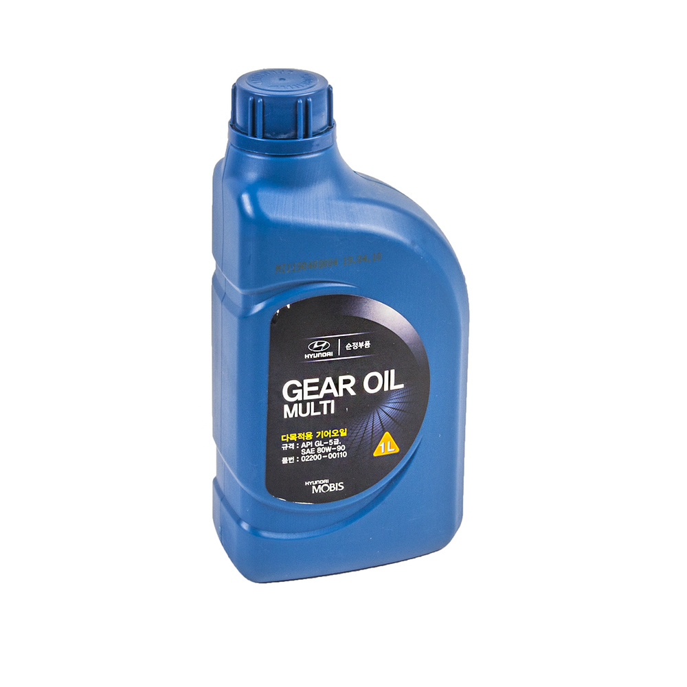 HYUNDAI GEAR OIL MULTI GL5 80W-90 Масло трансмиссионное (пластик/Корея) (1L)  #1