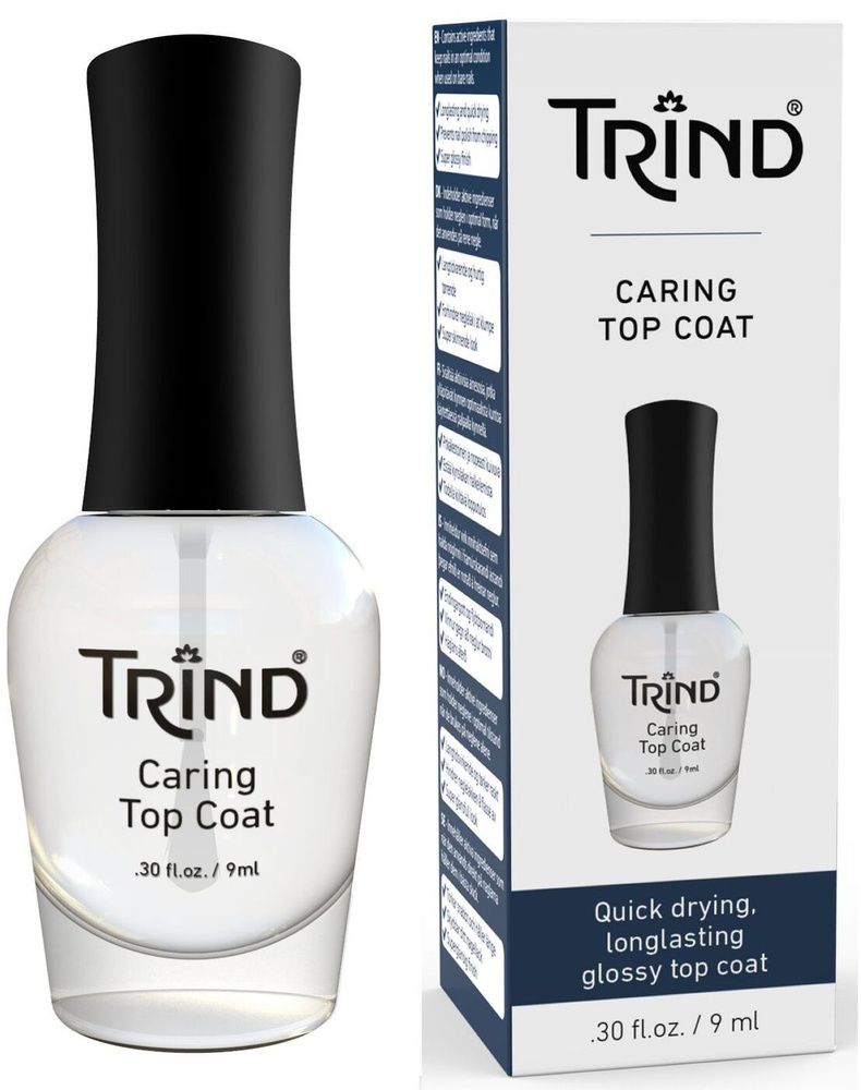 Trind Caring Top Coat Закрепитель лака #1