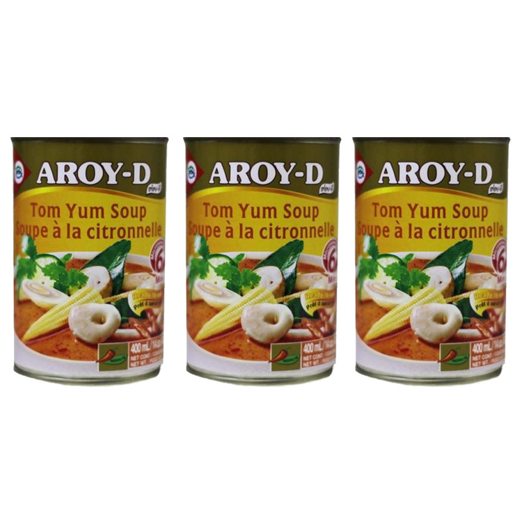 Суп Том Ям Aroy-D (3 шт. по 400мл) - купить с доставкой по выгодным ...