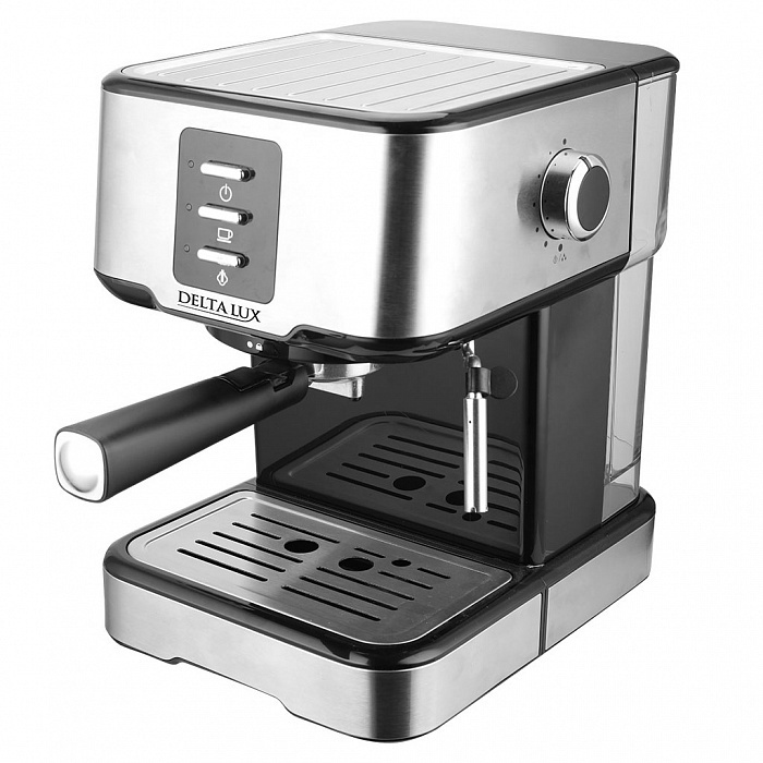 Delta Кофеварка рожковая DE-2001, черный - купить с доставкой по ...