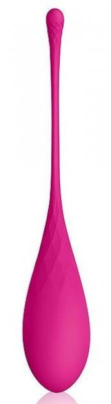 Bior toys Вагинальные шарики Hot Pink Heavy Teardrop Vaginal Ball with Cord, розовый, 26 мм  #1