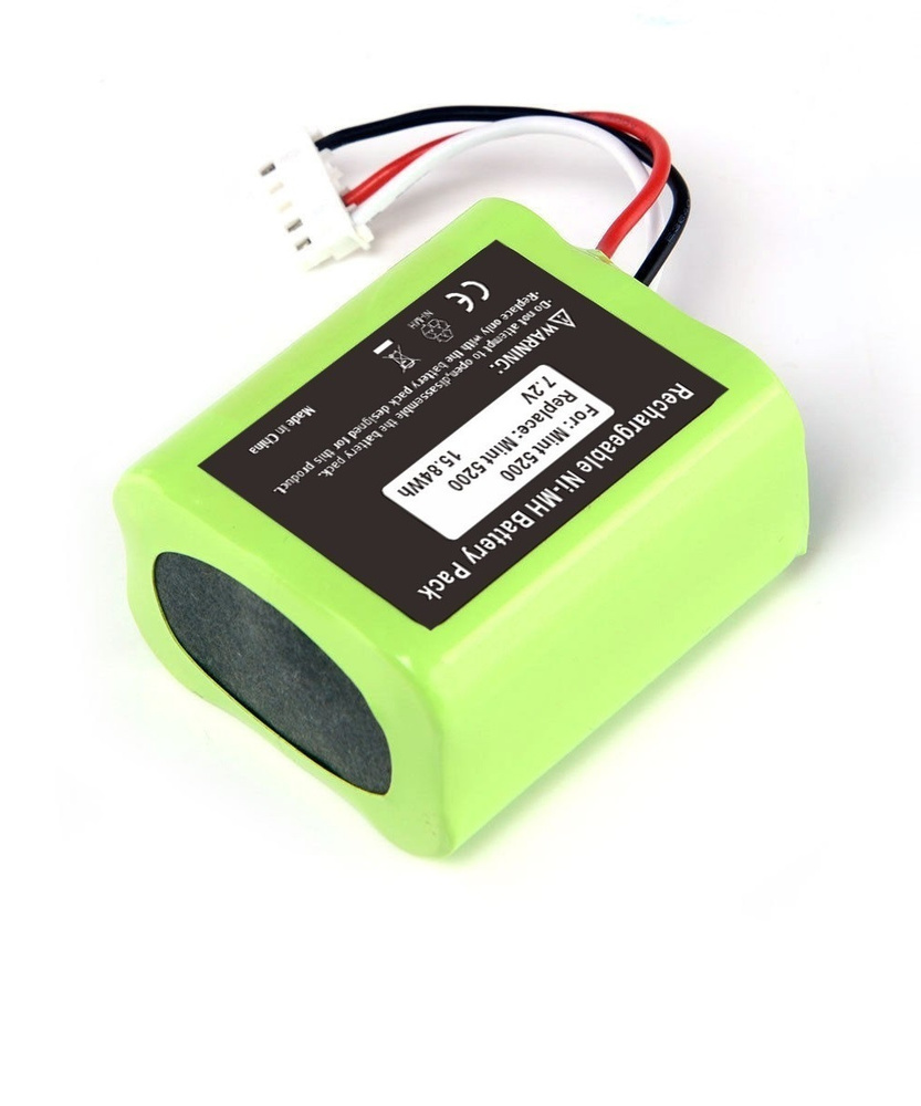 Аккумулятор ABC для робота-пылесоса IRobot Braava 380, 380T, 390T - Series 7.2V 3000mAh (Ni-MH) PN: GPRHC202N026. #1