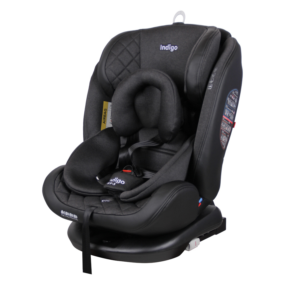 Автокресло INDIGO Aero ISOFIX черный #1