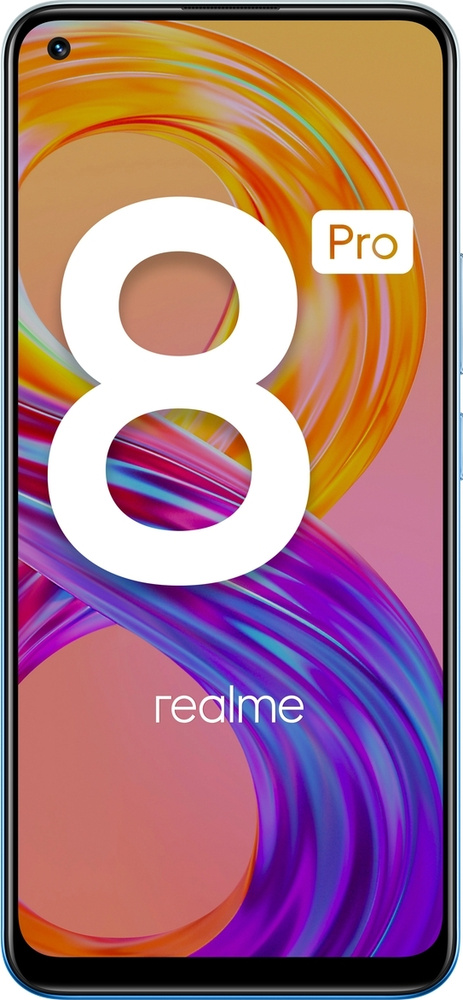 realme Смартфон 8 Pro 6/128 ГБ, Nano-SIM, синий #1