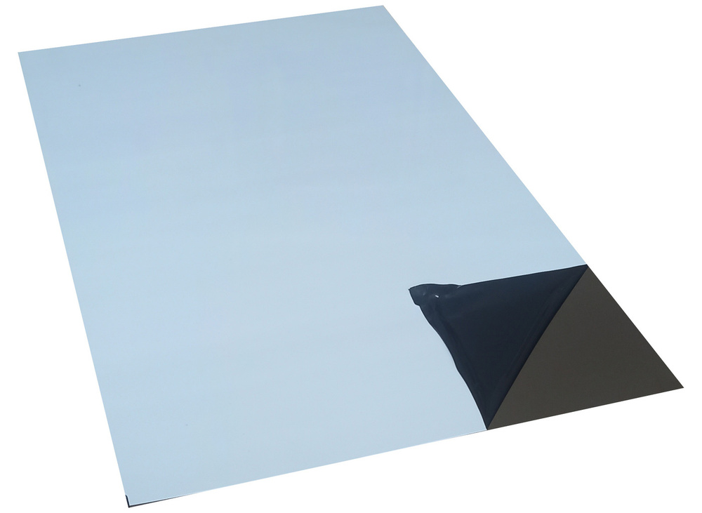 Нержавеющий лист 1000х600 (AISI430/0,5мм) зеркальный #1