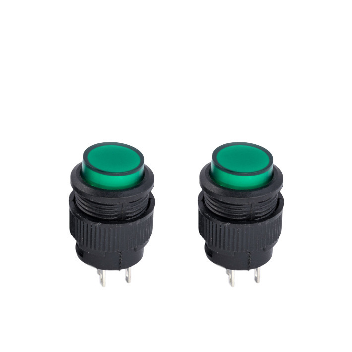 Кнопка R16-503/BD, круглая без фиксации (в комплекте 2 штуки