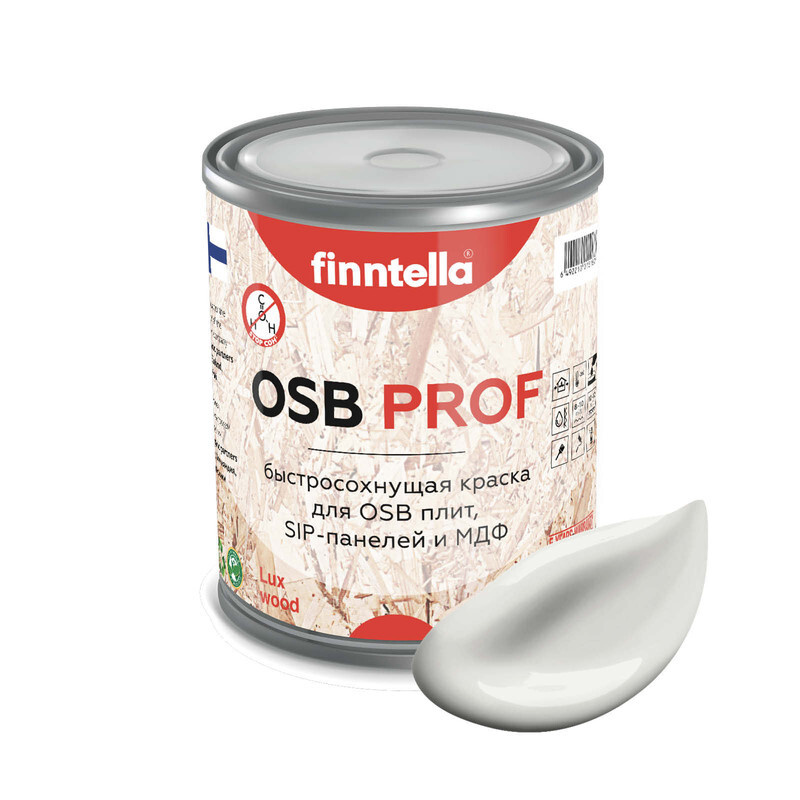 Краска FINNTELLA OSB PROF специализированная для ОСБ плит ...