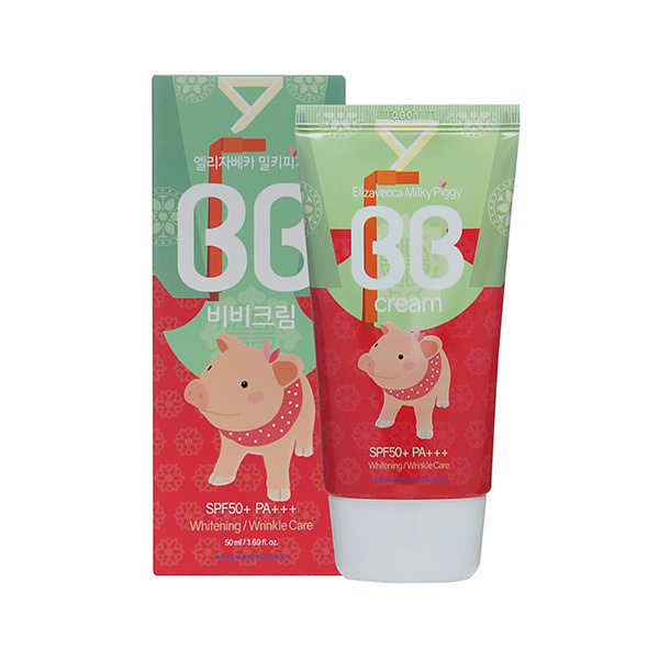 Крем для лица осветляющий антивозрастной Elizavecca Milky Piggy BB cream SPF50+ PA+++ 50мл  #1