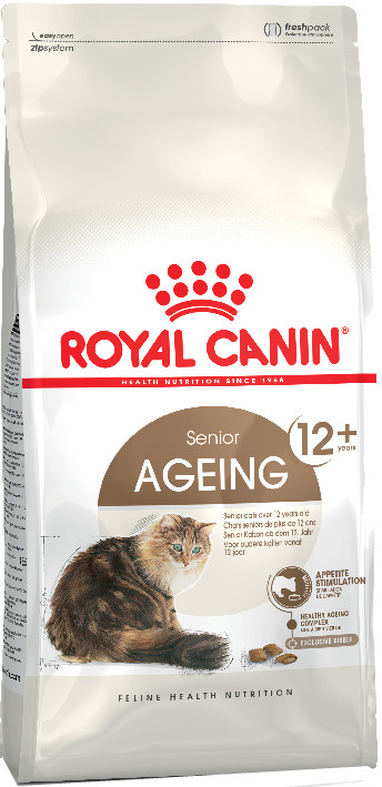 Сухой корм Royal Canin Ageing +12 для кошек старше 12 лет с курицей, 2 кг.  #1