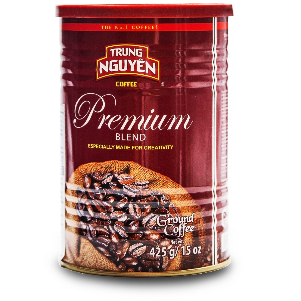 Кофе молотый Trung Nguyen Премиум бленд (Premium Blend) в жестяной банке, 425 г  #1
