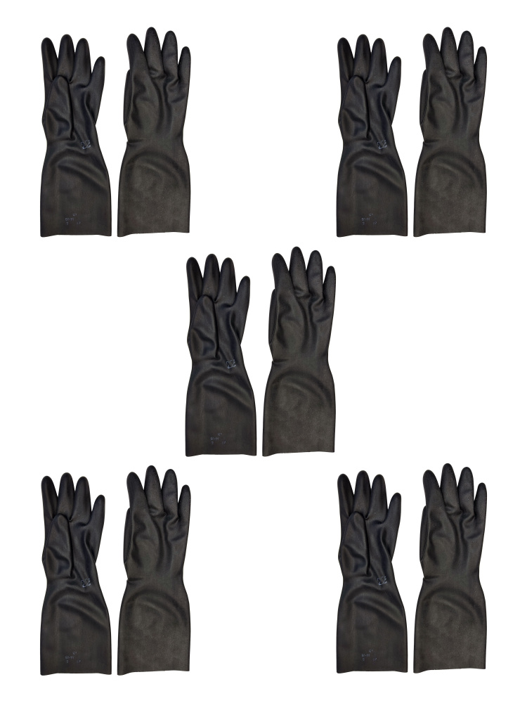 Перчатки защитные от костюма химзащиты ОЗК БЛ-1м / размер: 1 / 5 пар ...