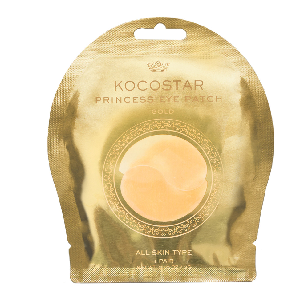 Kocostar Гидрогелевые патчи для глаз( 2 патчей/1 пар) 3г (Золотые)  #1