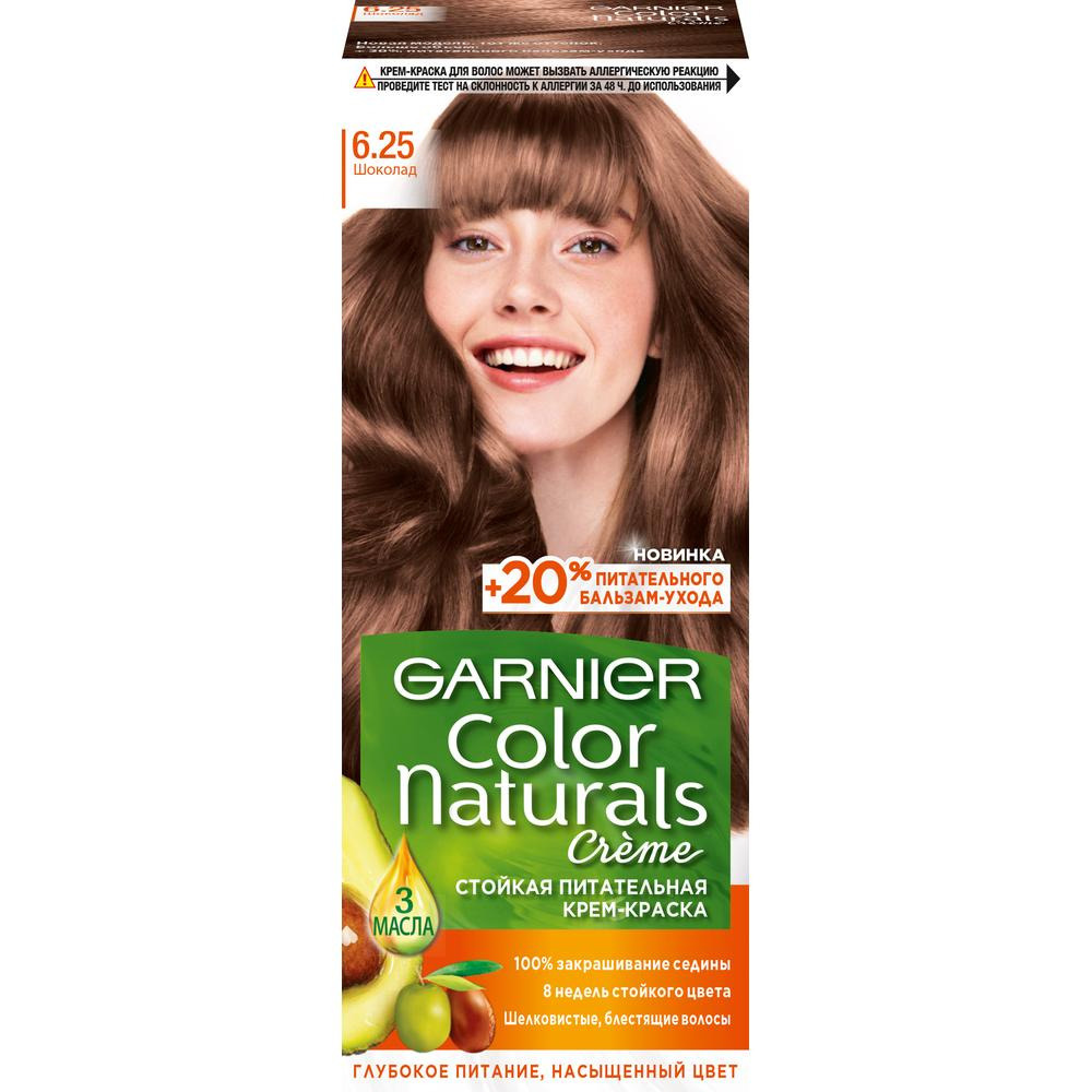 Крем-краска для волос Garnier Color Naturals Питательная c 3 маслами 6. ...
