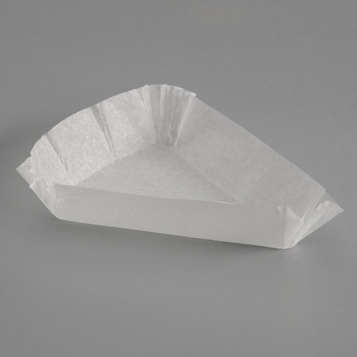 Форма для выпечки белая, форма треугольник, 10,2 х 10,2 х 7,5 х 2,5 см  #1