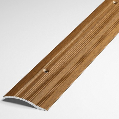 Порог напольный разноуровневый 40x10 мм, длина 1,35 м, профиль-порожек алюминиевый Лука ПР 02, декор #1