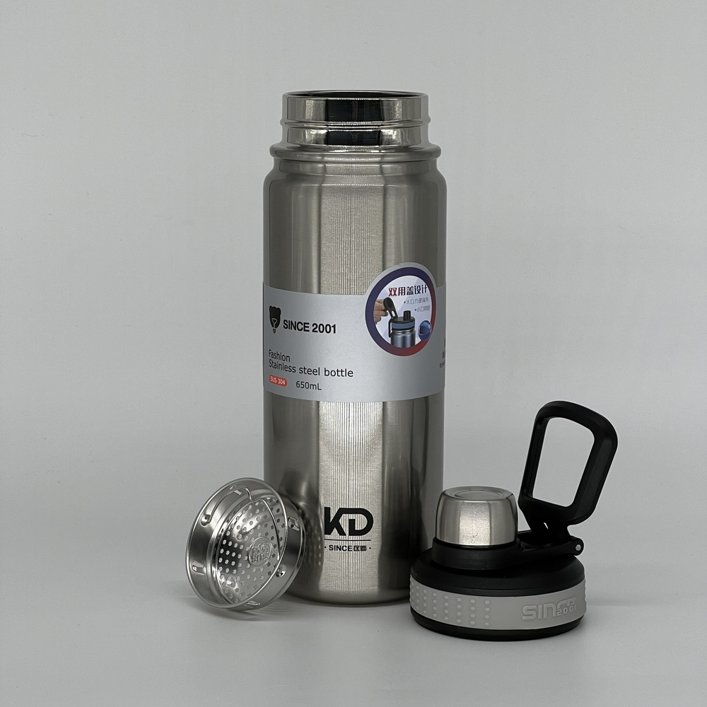 Термокружка SPORT BOTTLE, 650 мл. (серебро) - купить с доставкой по ...