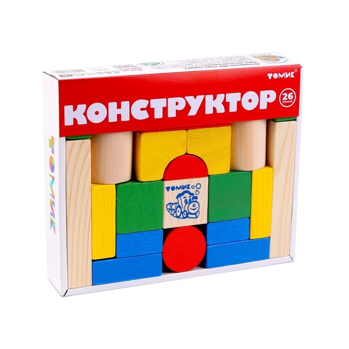 Конструктор "Цветной", 26 элементов - купить с доставкой по выгодным ...