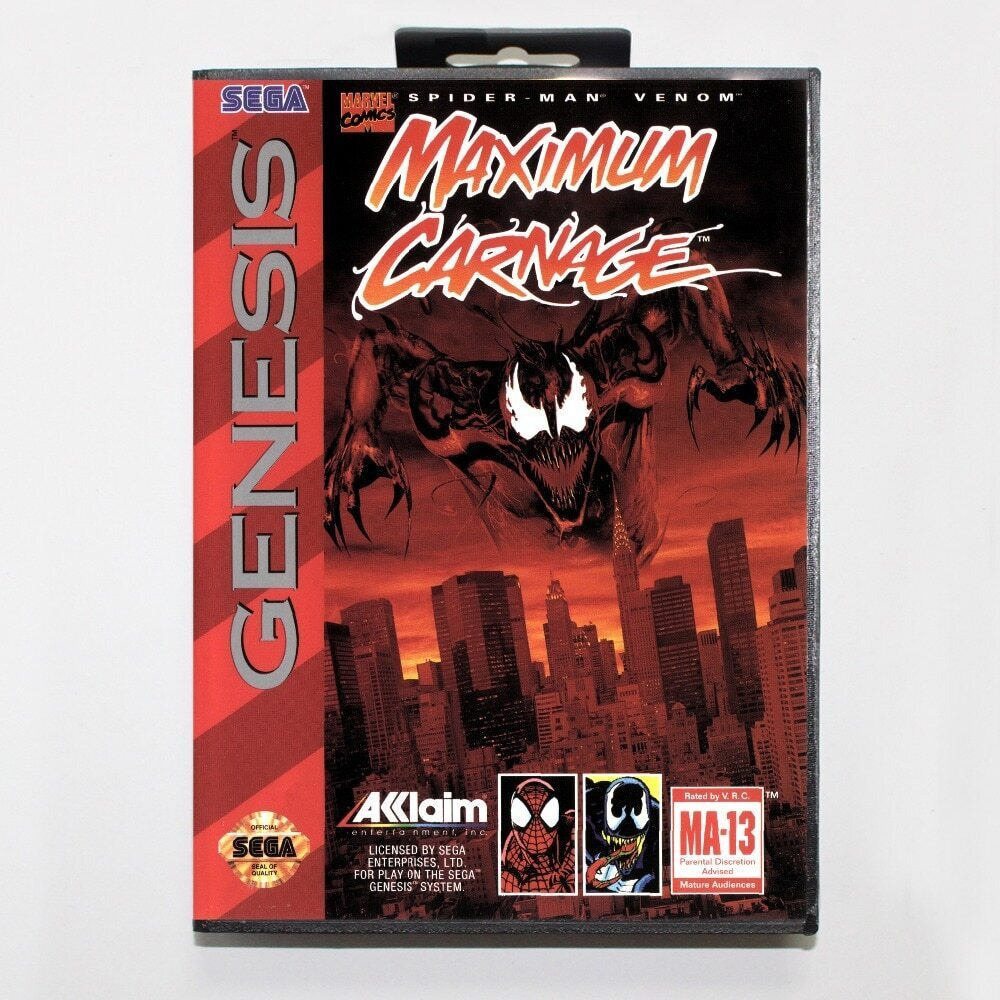 Картридж Игра Sega Maximum Carnage