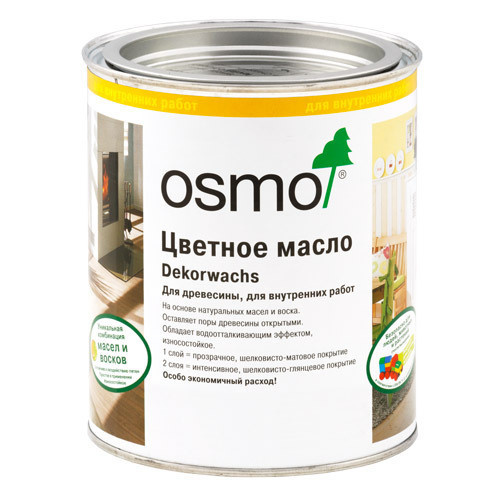 OSMO Масло для дерева 0.75 л., Белый #1
