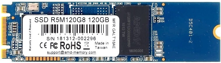 AMD 120 ГБ Внутренний SSD-диск R5 Series (R5M120G8) (R5M120G8) #1