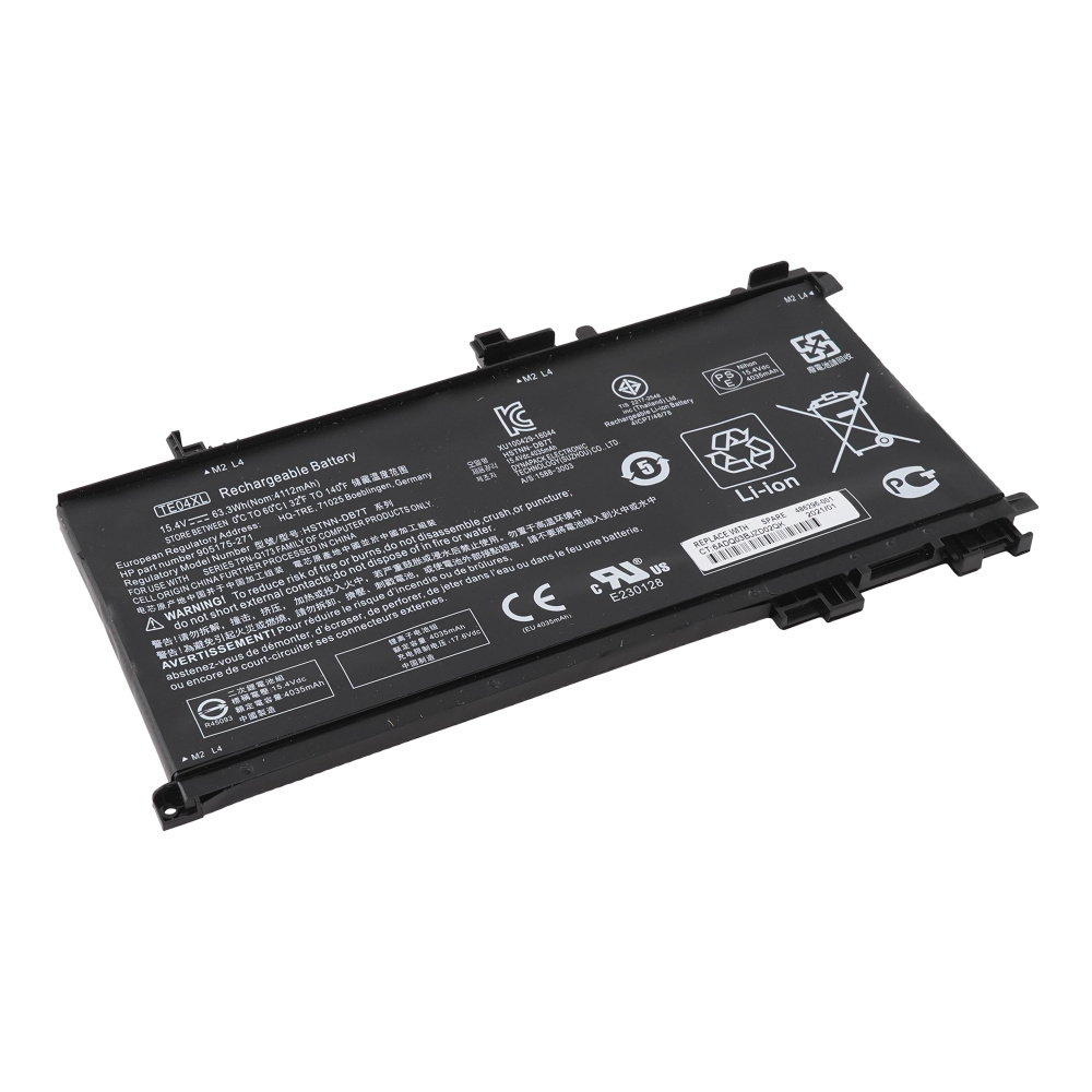 Аккумулятор TE04XL для HP Pavilion 15-BC / Omen 15-AX (L15188-2C1,  905277-855) - купить с доставкой по выгодным ценам в интернет-магазине OZON  (465491005)