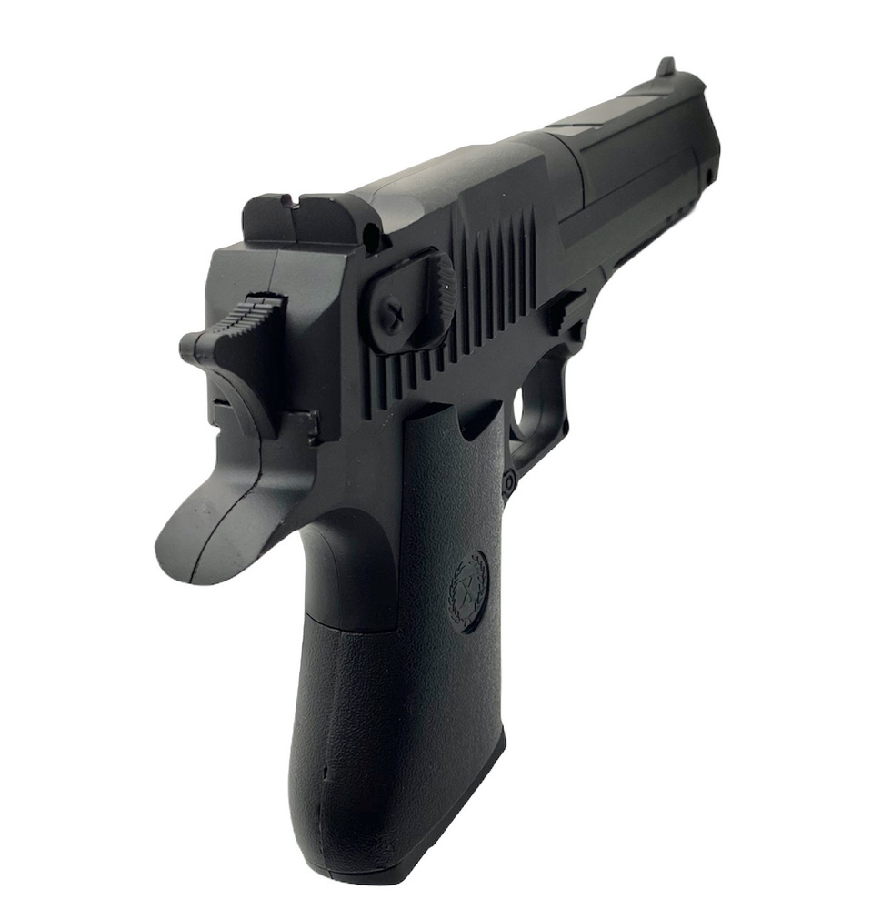 Пистолет детский пневматический с пульками Desert Eagle металл ...