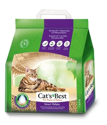 Наполнитель для кошачьих туалетов Cat's Best Smart Pellets (Nature Gold) древесный, комкующийся 5л (2,5кг) #1