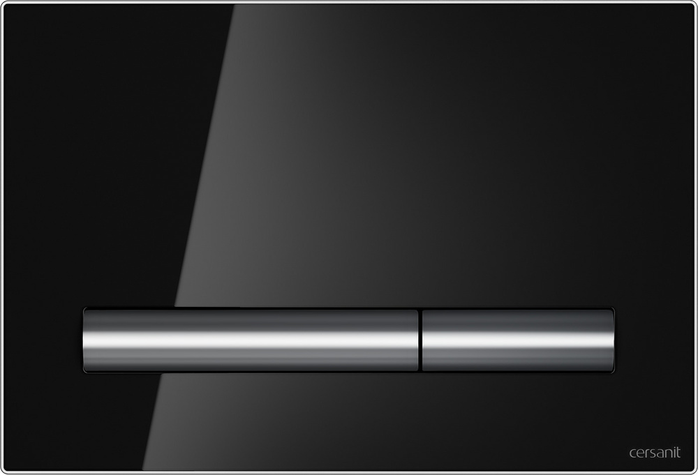 Кнопка Cersanit PILOT для LINK PRO/VECTOR/LINK/HI-TEC стекло черный #1