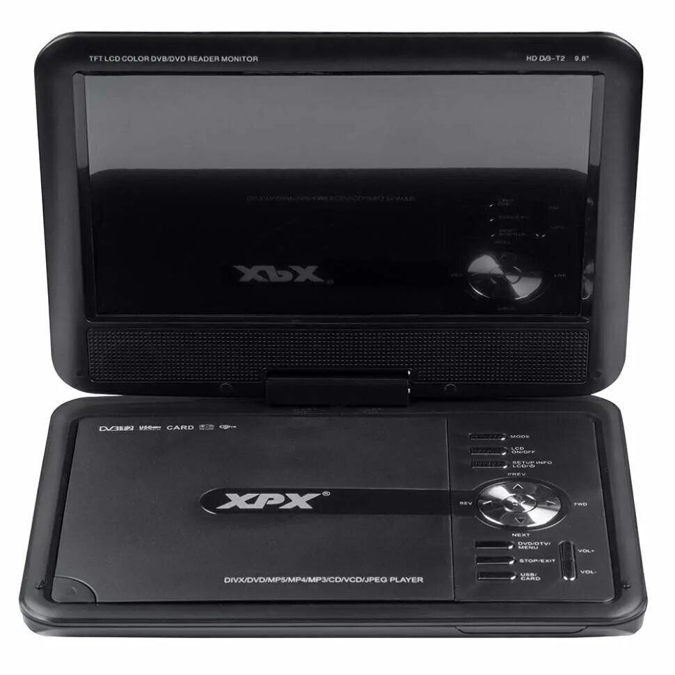 Портативный DVD плеер XPX EA-9099L с TV тюнером 9.8" #1