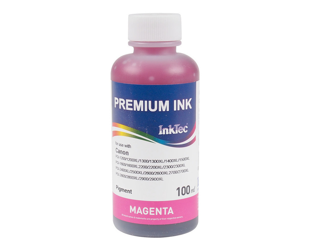 Чернила InkTec C5000-100MM, 100мл., пигментные, Пурпурный / Magenta #1