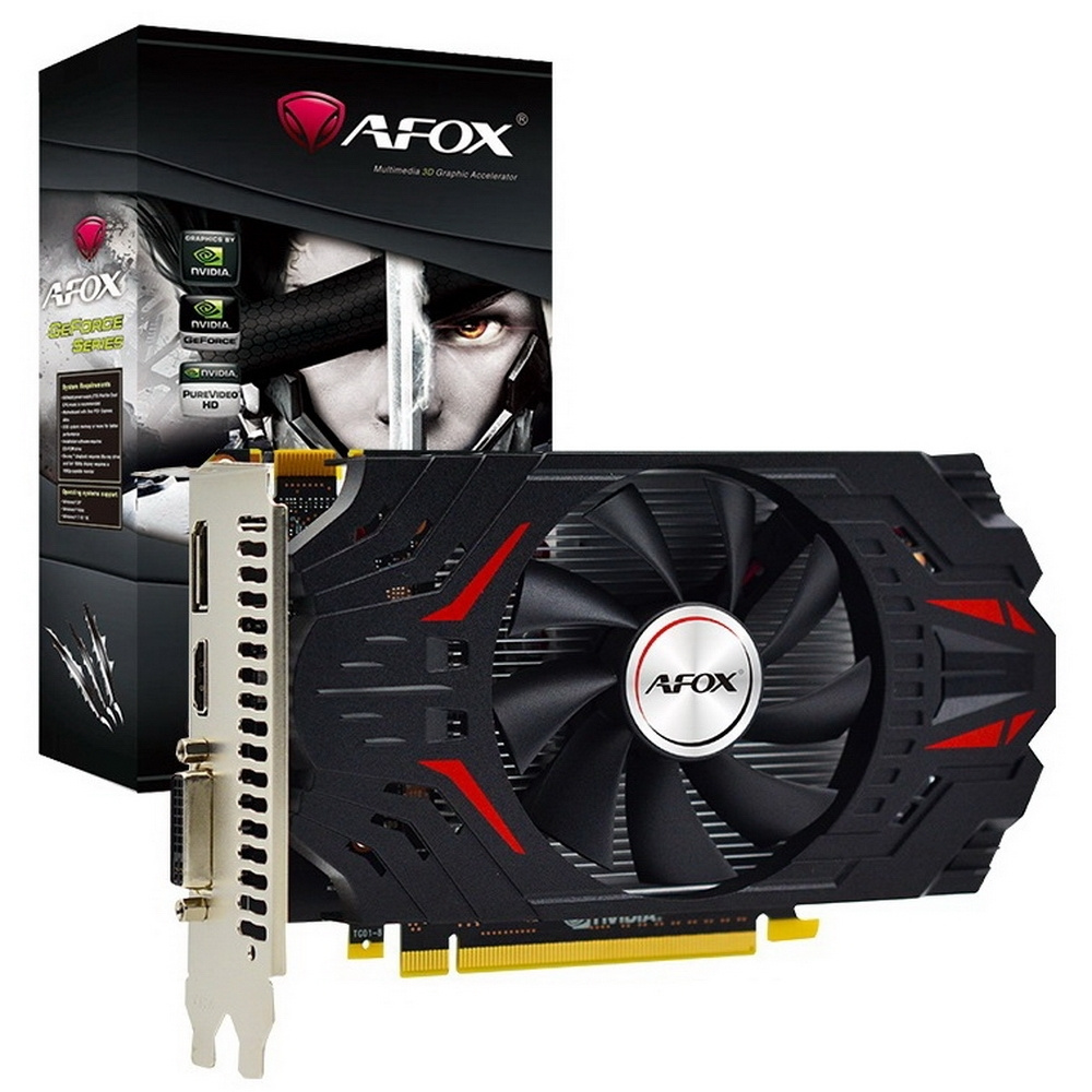 Видеокарта AFOX GeForce GTX 750, 2 ГБ GDDR5, GDDR5 - купить по низким ценам  в интернет-магазине OZON (490520413)