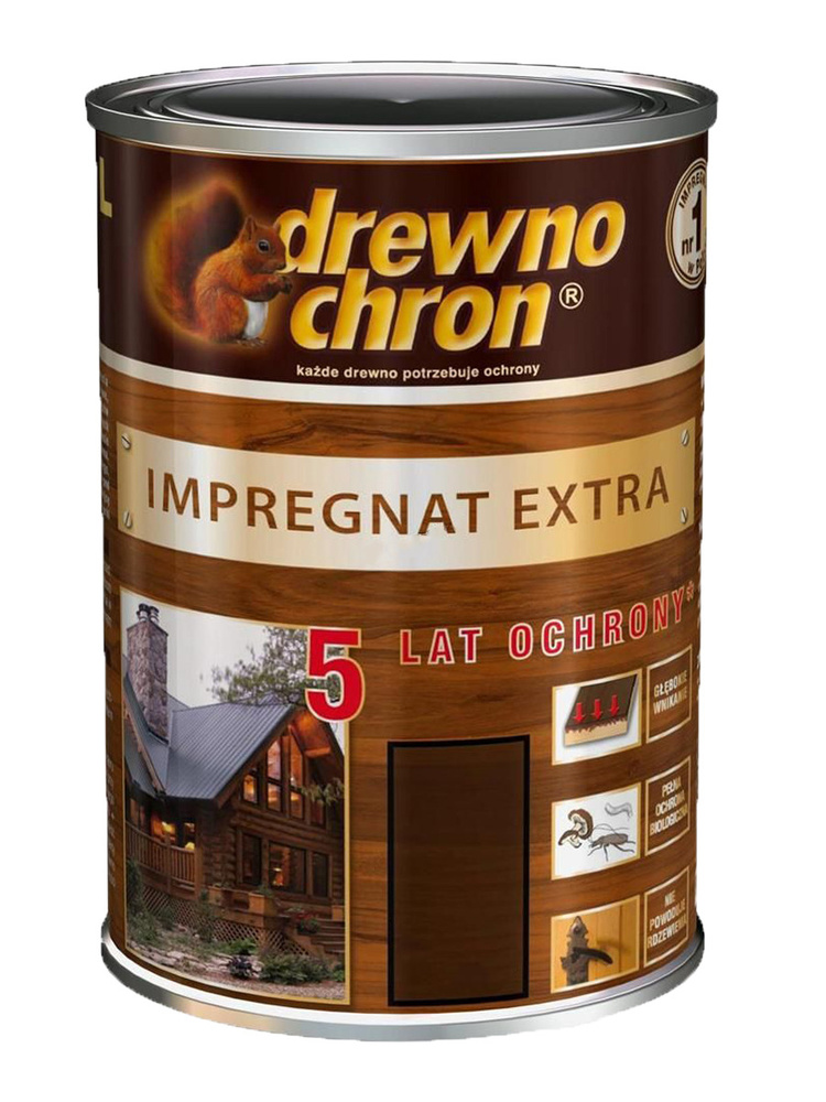 Пропитка для дерева пленкообразующая Drewnochron Impregnat Extra 1л ...