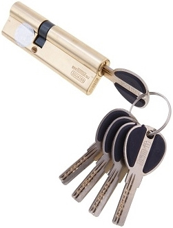 Цилиндровый механизм, (личинка для замка )латунь Перфорированный ключ-ключ C65/35мм  #1