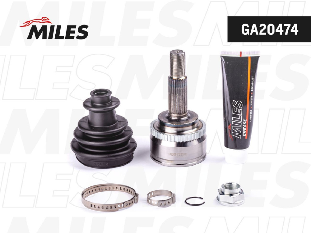 Miles шрус TOYOTA COROLLA 1.4/1.6 02- нар. ABS