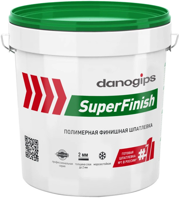 ДАНОГИПС СуперФиниш Шитрок шпатлевка готовая финишная (11л) / DANOGIPS ...