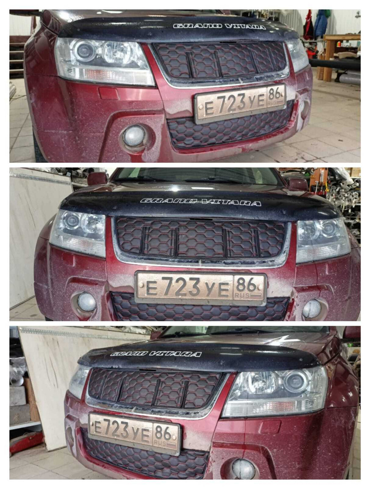 Утеплитель радиатора для Suzuki Grand Vitara Сузуки Гранд Витара (2008 ...