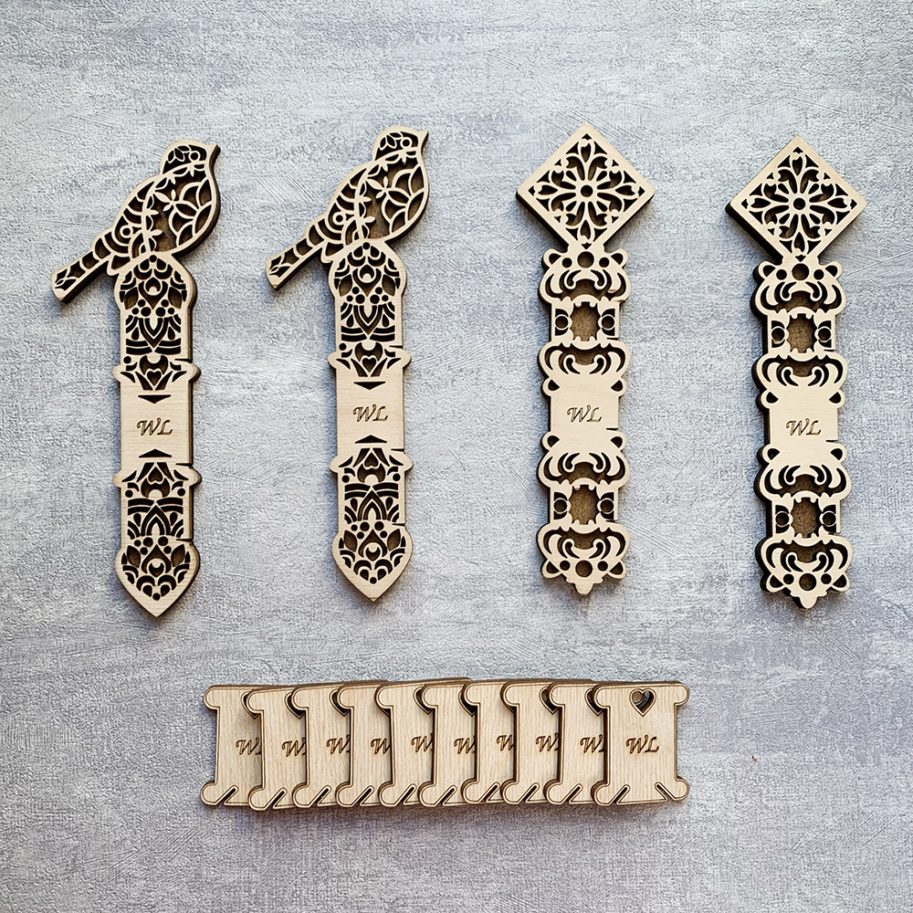 Бобинки для мулине и ниток "Птичка и Цветок" - купить с доставкой по ...