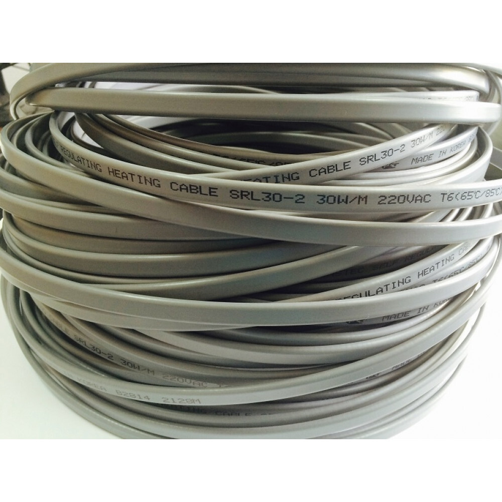 Кабель нагрев, саморег, srf30-2cr/srl30-2cr с экраном (30вт/м) 200м proconnect 51-0629. Кабель саморегулирующийся srl-30-2cr. Греющий кабель srl 30-2. Кабель саморегулирующийся srl-30-2cr. Кабель srl30 2.