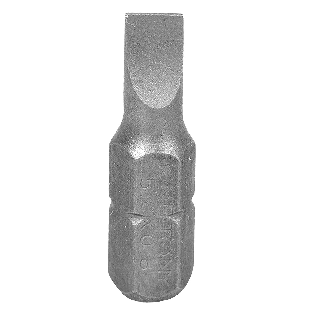 Шлицевая плоская прямая бита 1/4", Slotted, 5х0,8 мм, L - 25 мм KING TONY 102505S1  #1