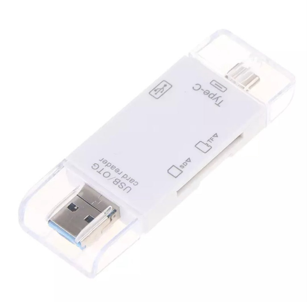 универсальный кардридер для телефона и компьютера USB USB-C Micro USB -  купить с доставкой по выгодным ценам в интернет-магазине OZON (578248842)