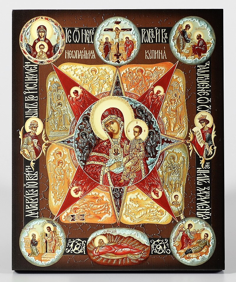 Икона неопалимая купина ее значение. Икона неопалимая купина. икона богородицы неопалимая купина. неопалимая купина икона 17 сентября.