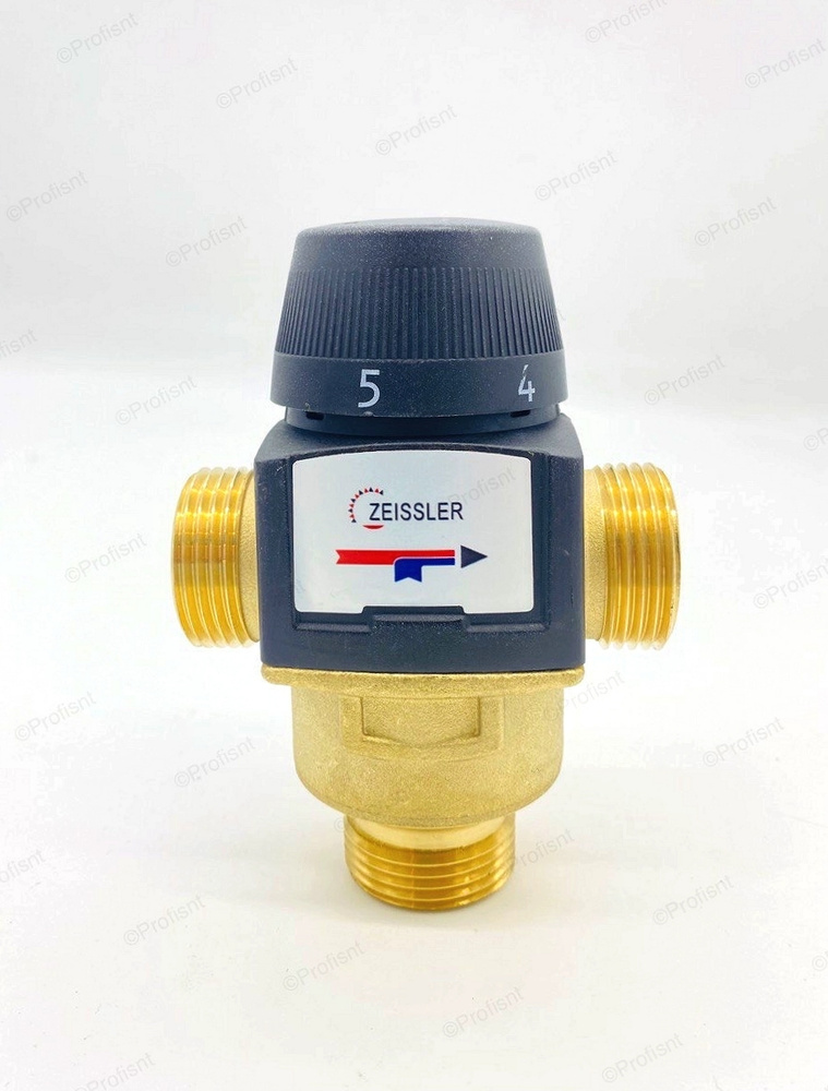 Термостатический смесительный клапан 1" (20-55, KVS-4,5) ZEISSLER #1