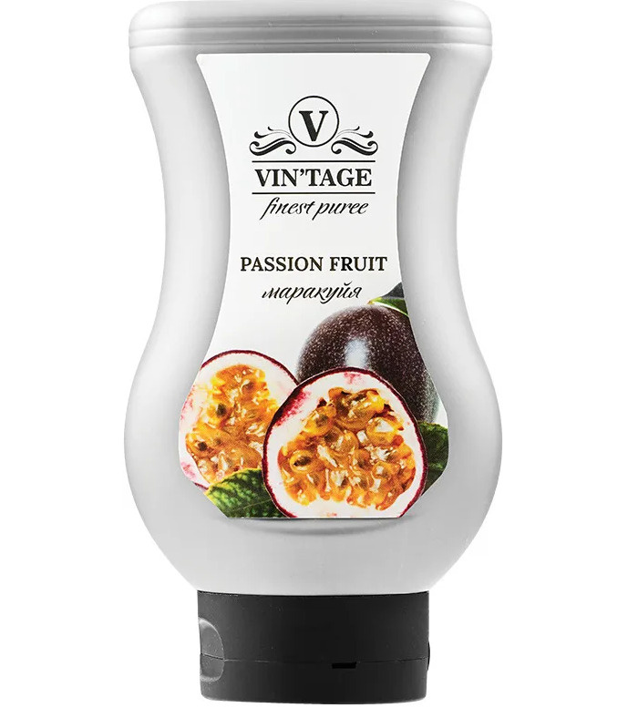Сок-пюре Концентрат на фруктовой основе (пюре) VINTAGE Passion Fruit (Маракуйя), 500мл  #1