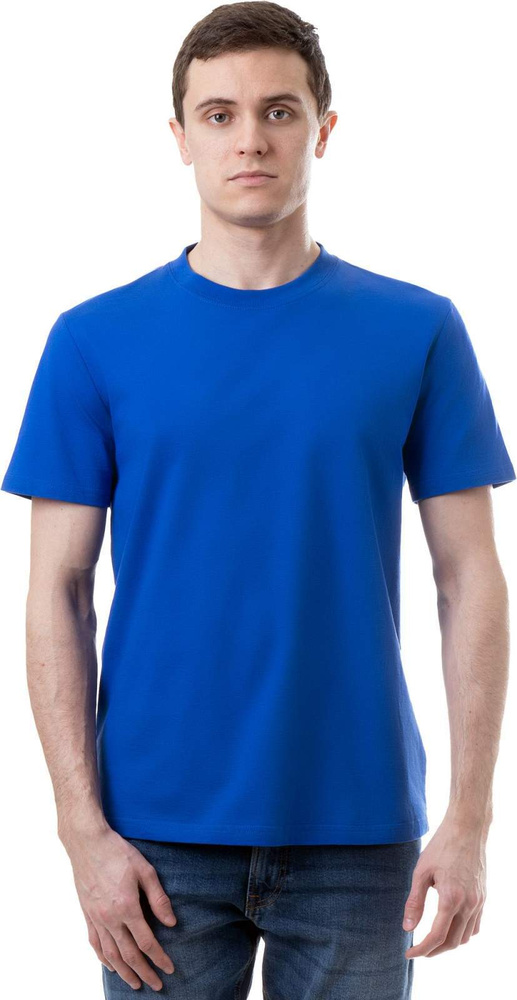Футболка ТЕХНОАВИА, размер 56-188, цвет синий, хлопок 100% - купить по  выгодной цене в интернет-магазине OZON (602688023)