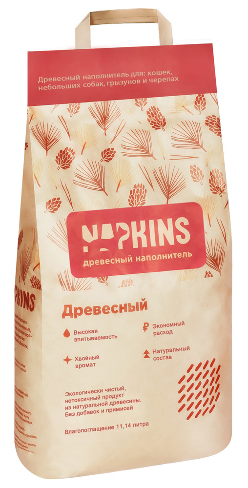 NAPKINS древесный наполнитель, 6 кг #1