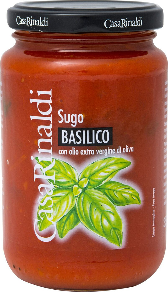 Соус Casa Rinaldi томатный с базиликом 350г 1 шт - купить с доставкой ...