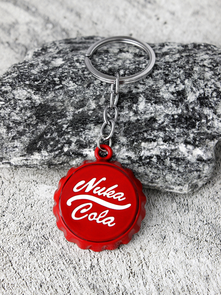 Брелок на ключи крышка-открывашка Нука Кола (Nuka Cola) из игры Фоллаут ...