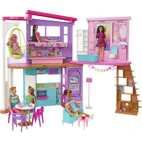 Дом Barbie с мебелью и аксессуарами FXG55 купить по цене ₸ в интернет-магазине Детский мир