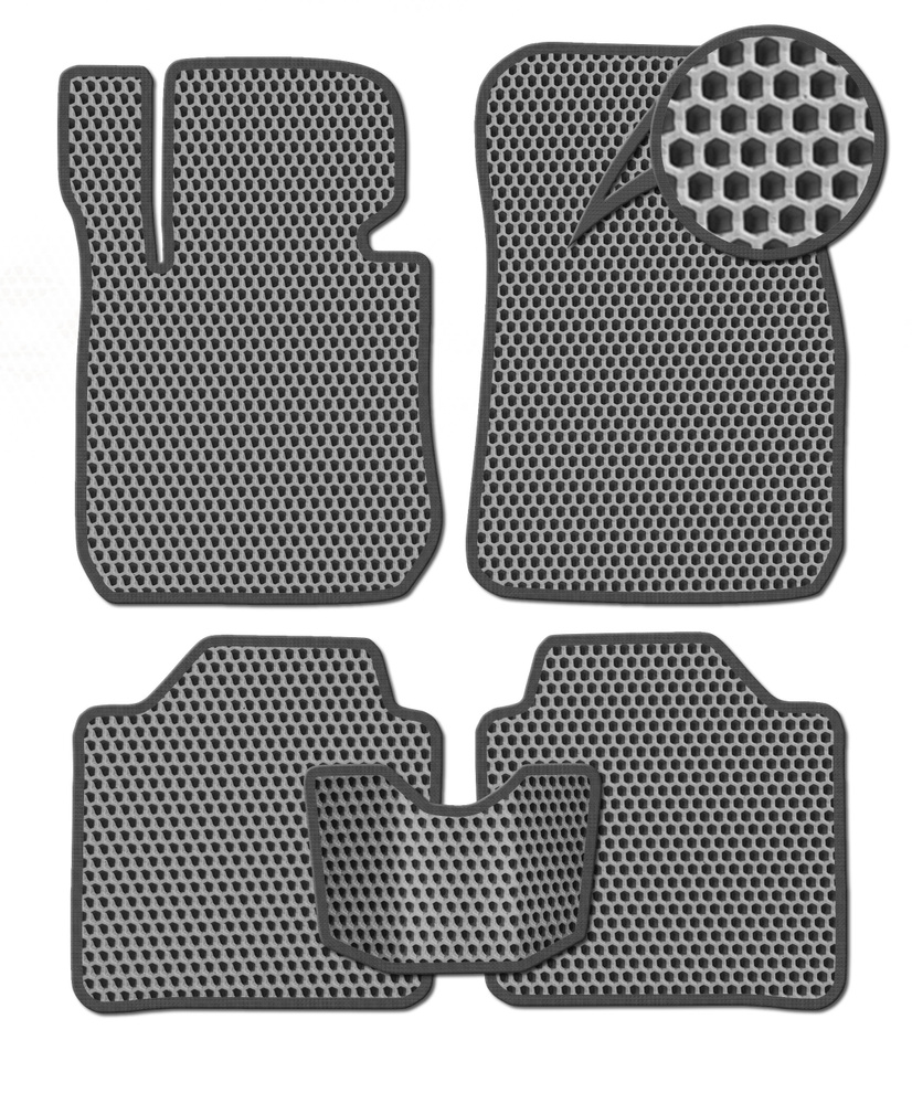Коврики в салон автомобиля EVA Smart Scania G 440 СОТА, цвет черный, серый  - купить по выгодной цене в интернет-магазине OZON (650623206)